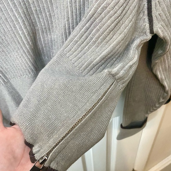 Varley Hagen Ribbed Mock-Neck Sweater, Large - Picture 5 of 7